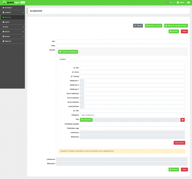 Form page